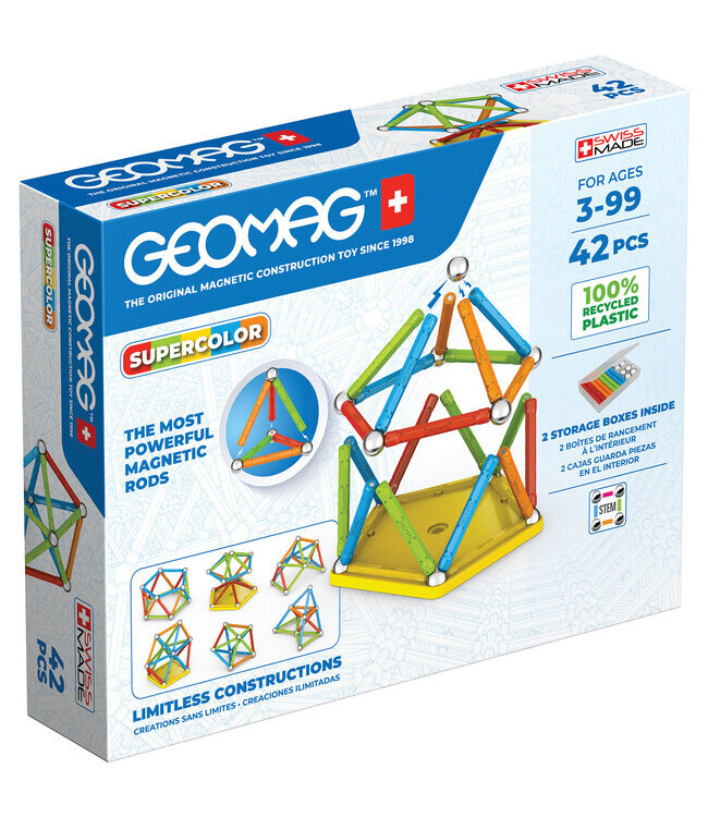 Geomag Supercolor Recycled 42 pc