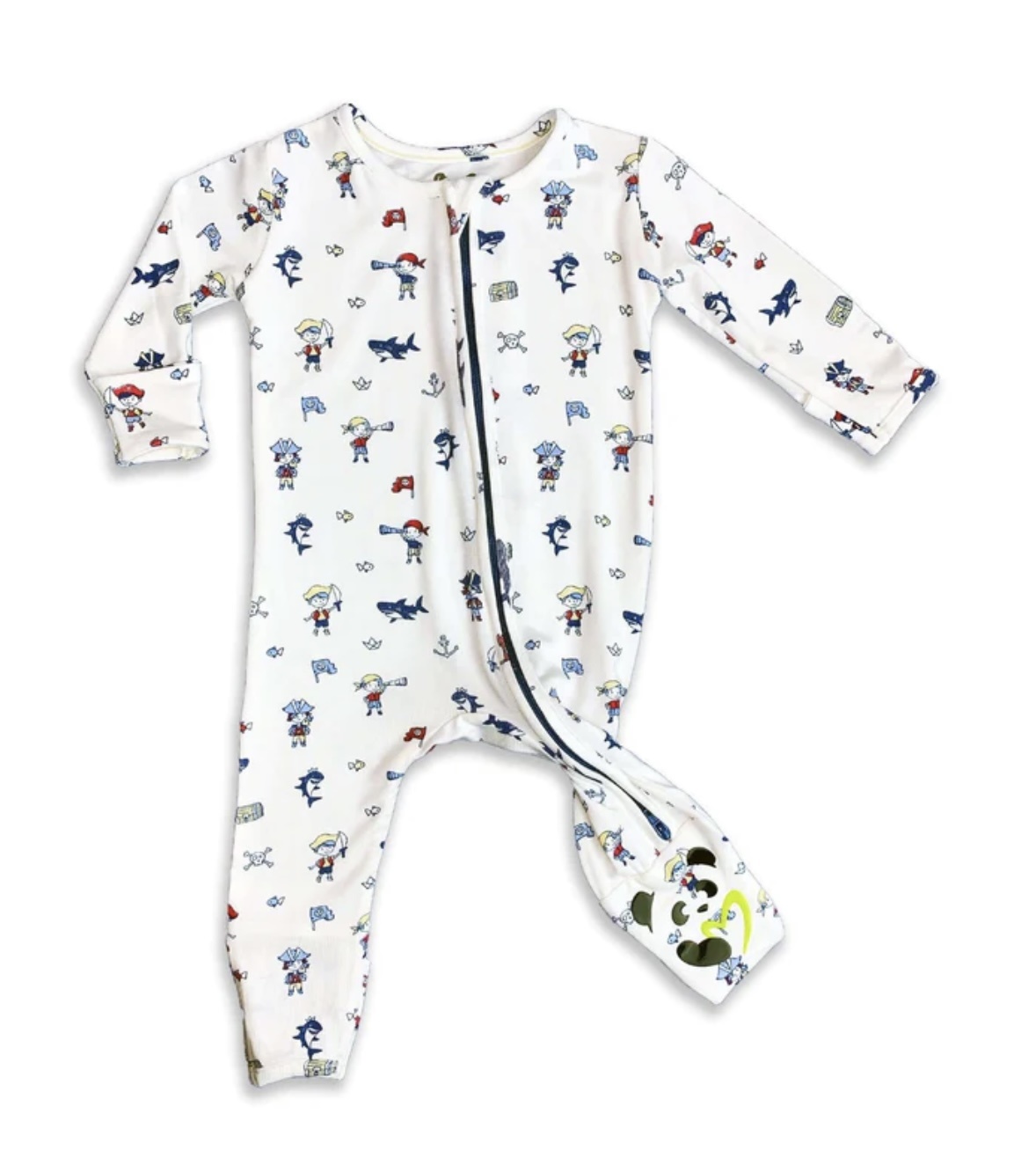 Bellabu Bear Pirate Bamboo Conv Footie