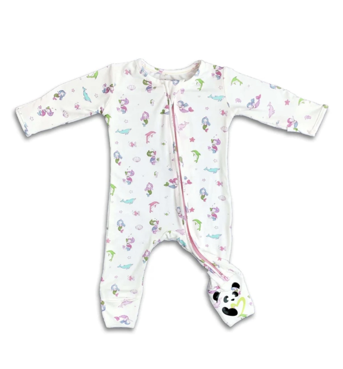 Bellabu Bear Mermaid Bamboo Baby Pajamas