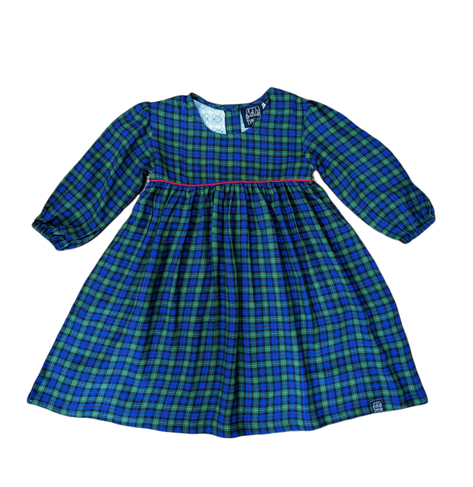TukTuk Designs Green Tartan Dress