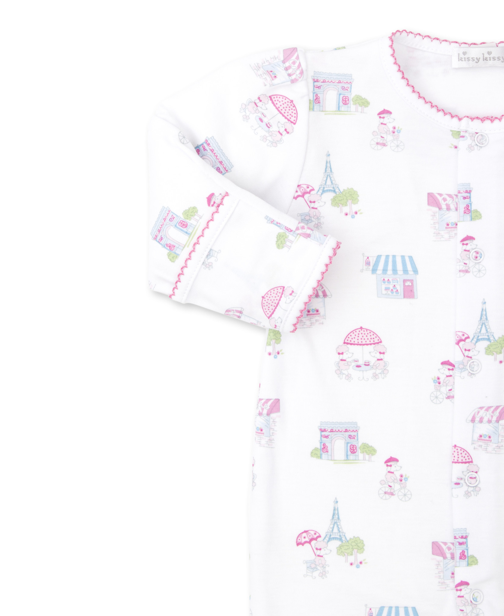 Kissy Kissy Parisian Poodles Footie