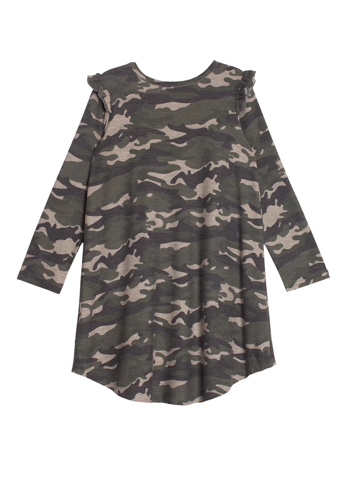 Mabel and Honey Camo Hide & Seek Knit Dress