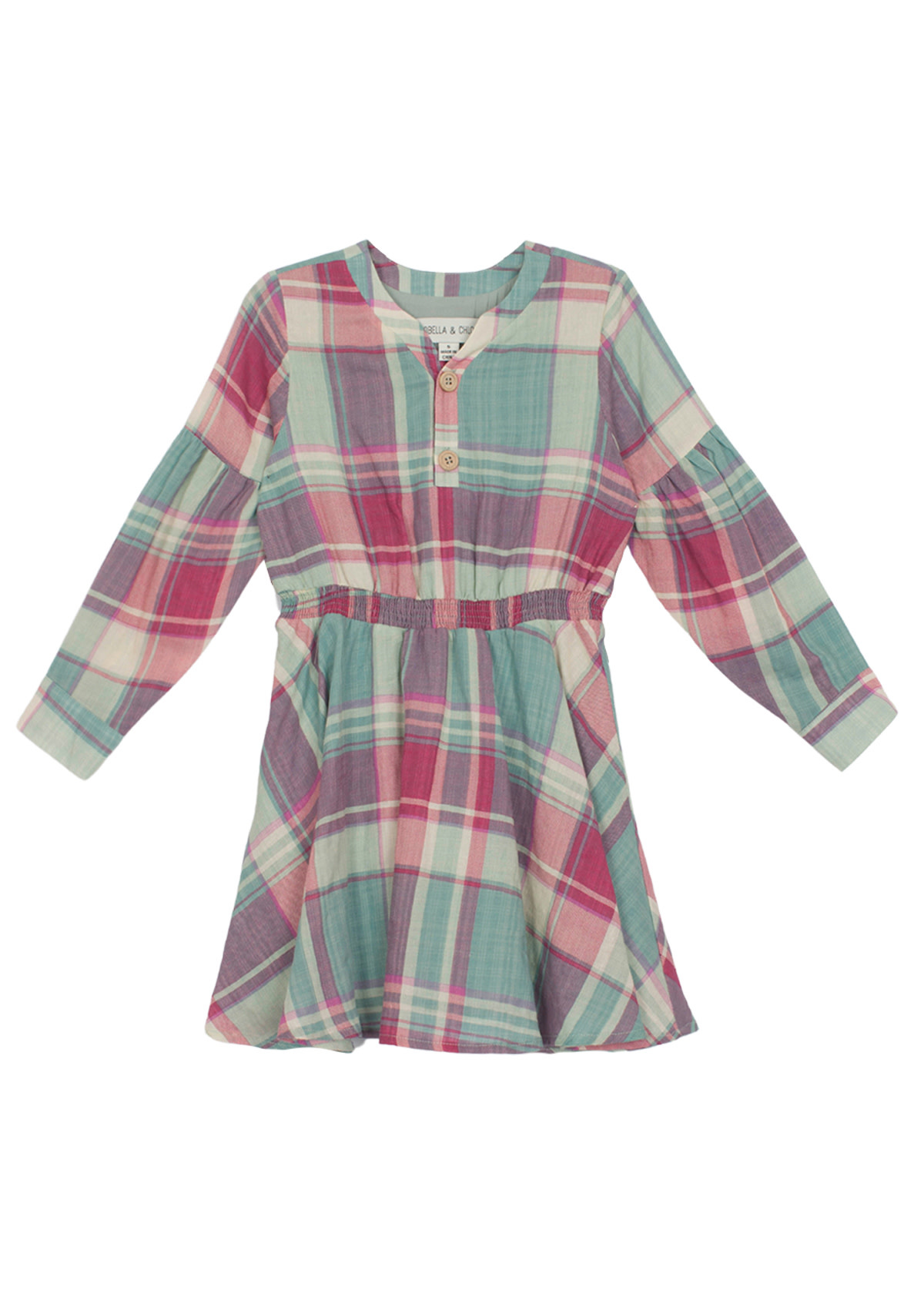 Mabel and Honey Green Rowan Woven Dress Mabel and Honey Green Rowan Woven Dress