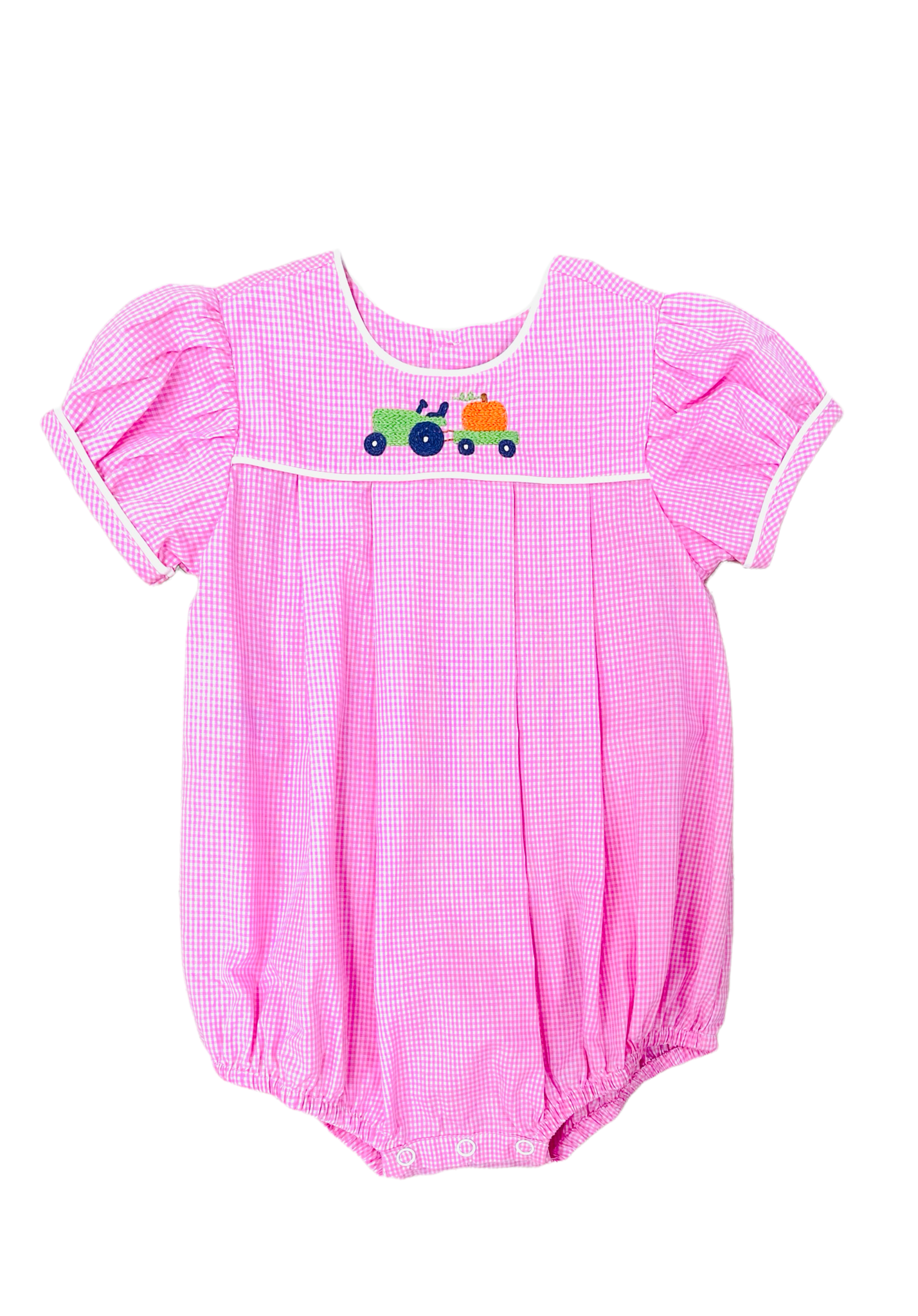 Baby Sen Pink Pumpkin Tractor Addison Bubble