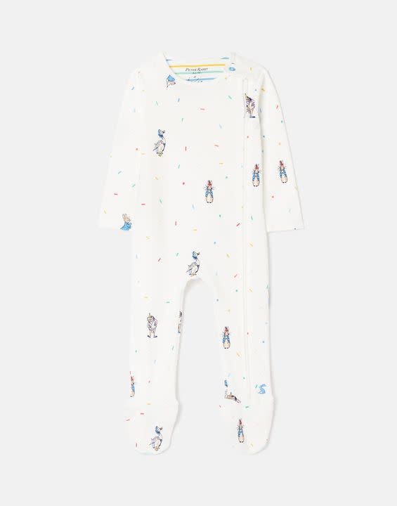 Joules Peter Rabbit Zip Babygrow