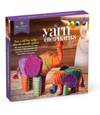 Craft-Tastic Yarn Elephants
