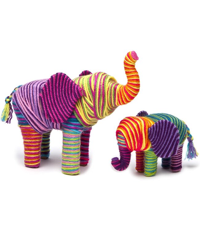 Craft-Tastic Yarn Elephants