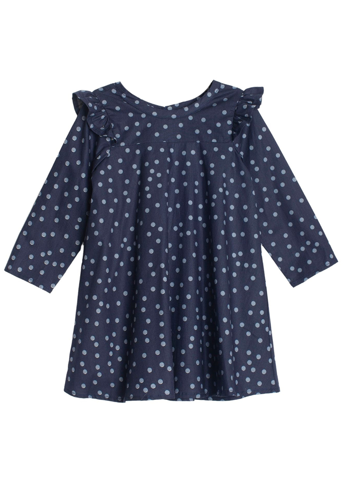 Mabel and Honey Blue Midnight Woven Dress