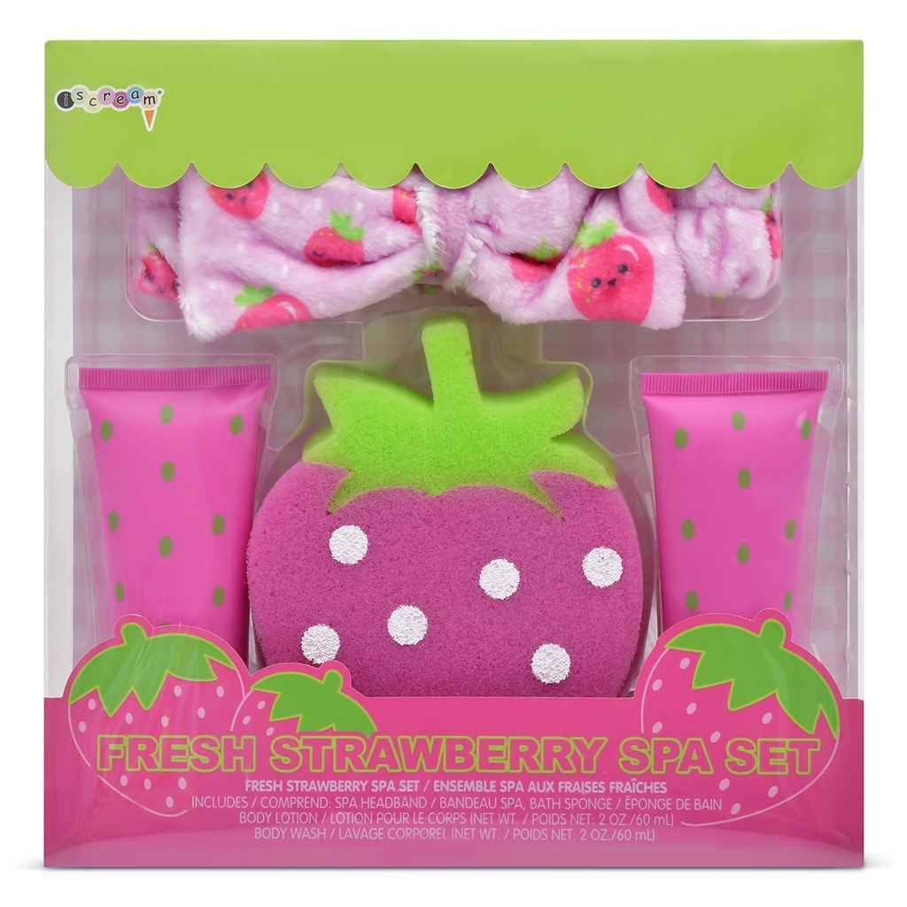 Iscream Fresh Strawberry Spa Set
