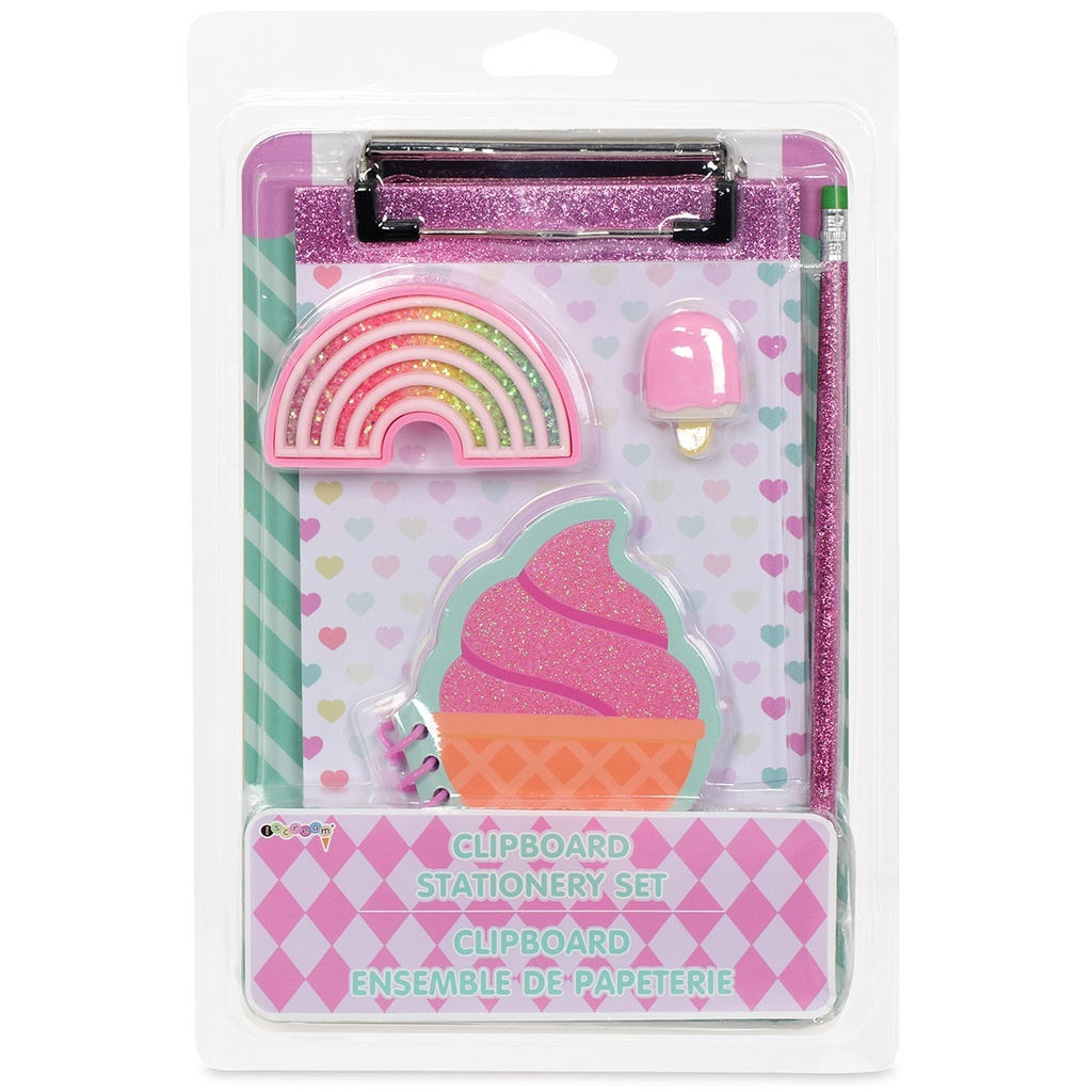 Iscream Ice Cream Clipboard Stationery Set Iscream Ice Cream Clipboard Stationery Set
