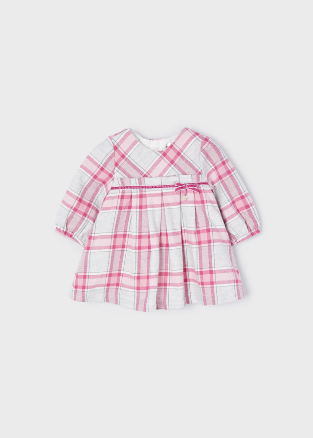 Mayoral Pink Plaid Dress