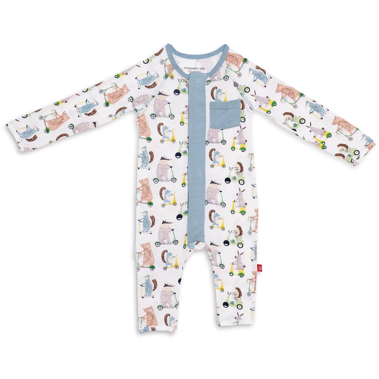 Magnificent Baby Wheel Good Friends Modal Coverall