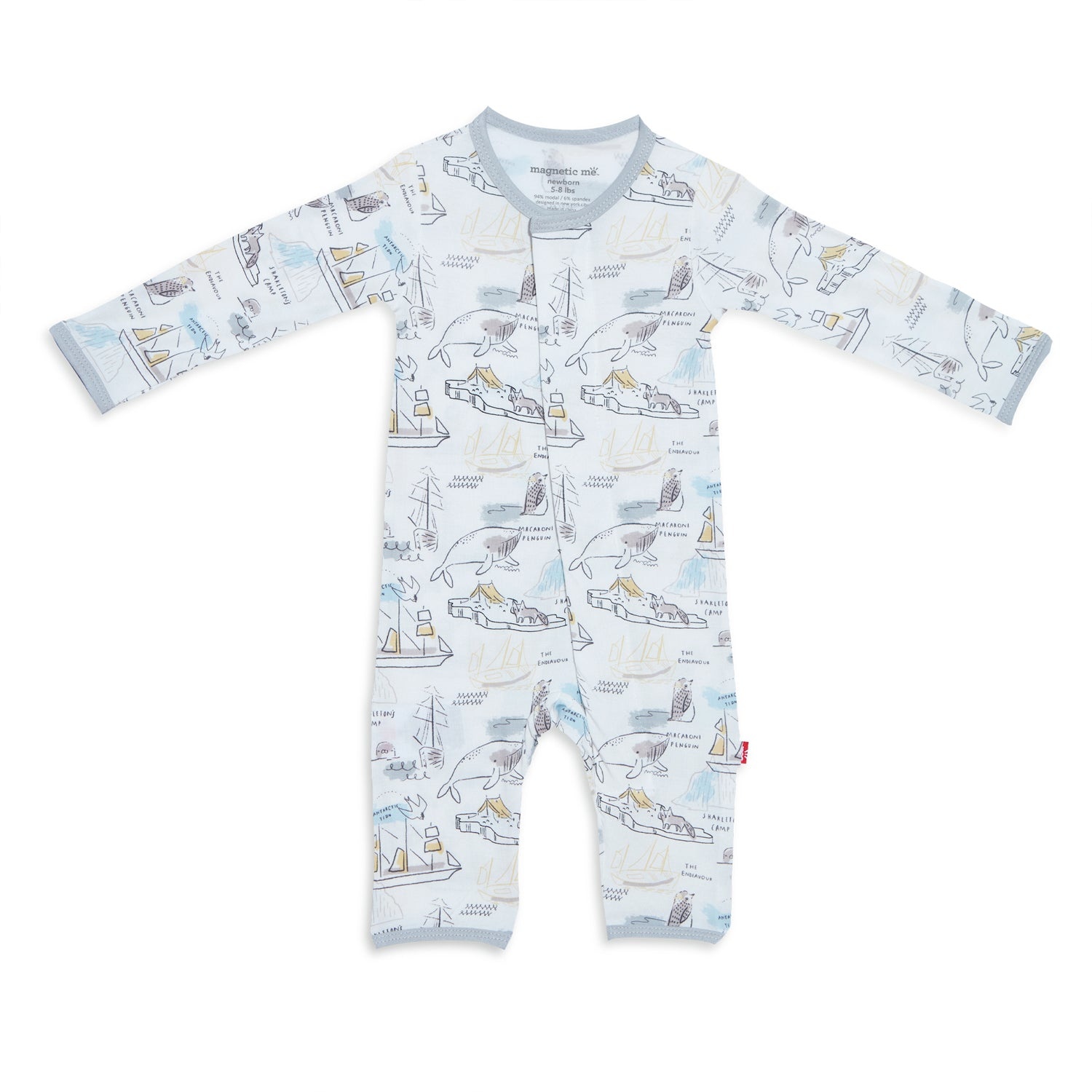 Magnificent Baby Shakleton Modal Coverall