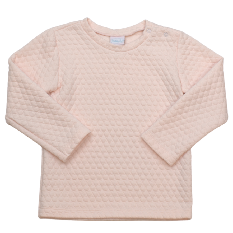 Lullaby Set Pink Quilted Pullover