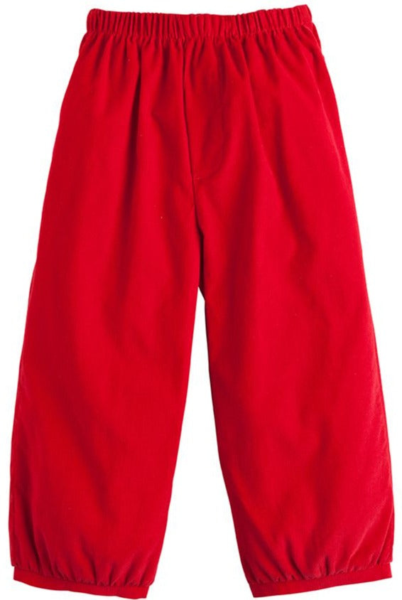 Little English Red Cord Banded Pull on Pant