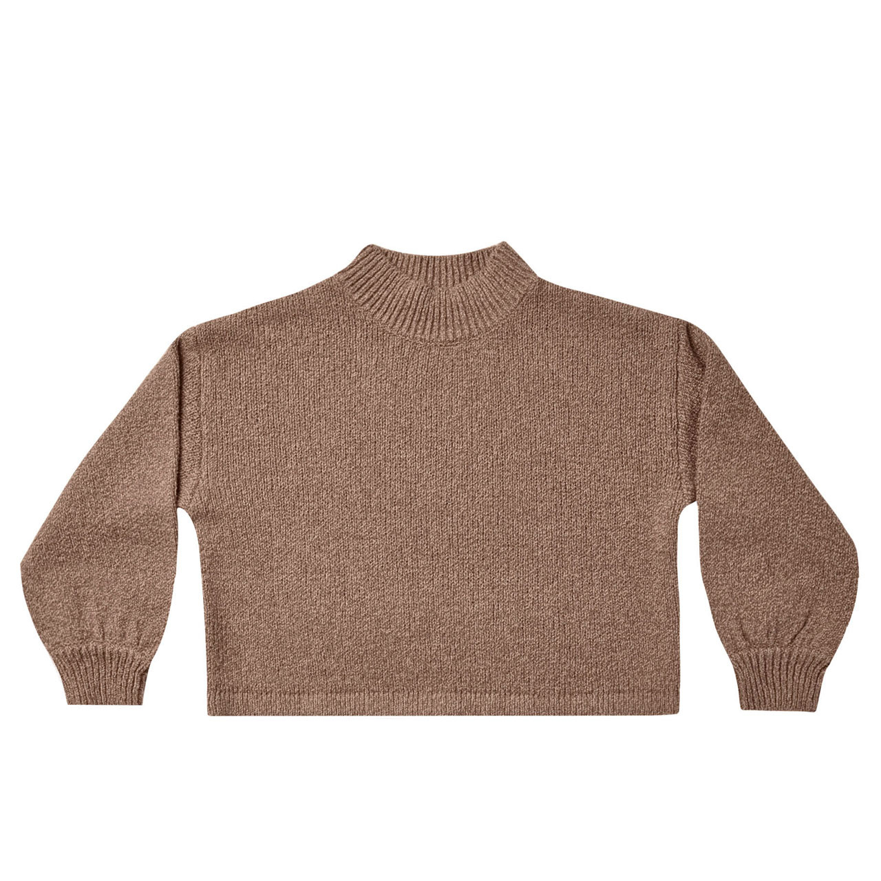Rylee & Cru Heathered Mocha Knit Sweater