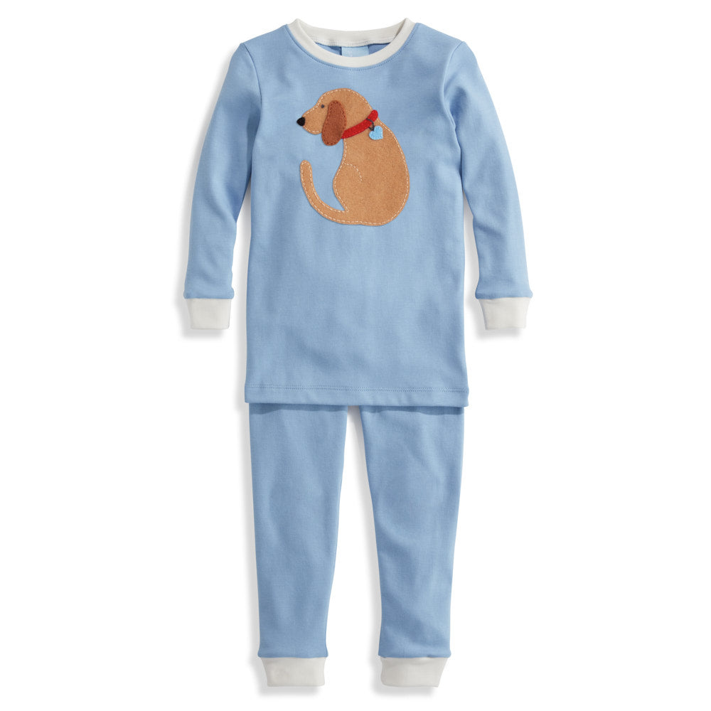 bella bliss Lab Applique Pima Jammies