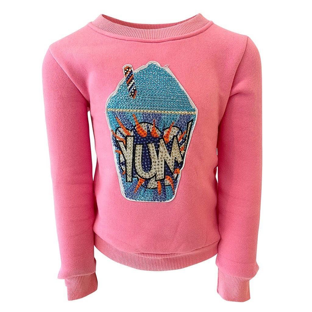 Lola & the Boys Peachy Yum Sweatshirt