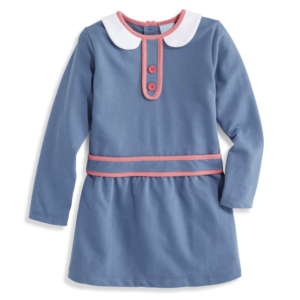 bella bliss Steel Blue/Flamingo Carly Dress