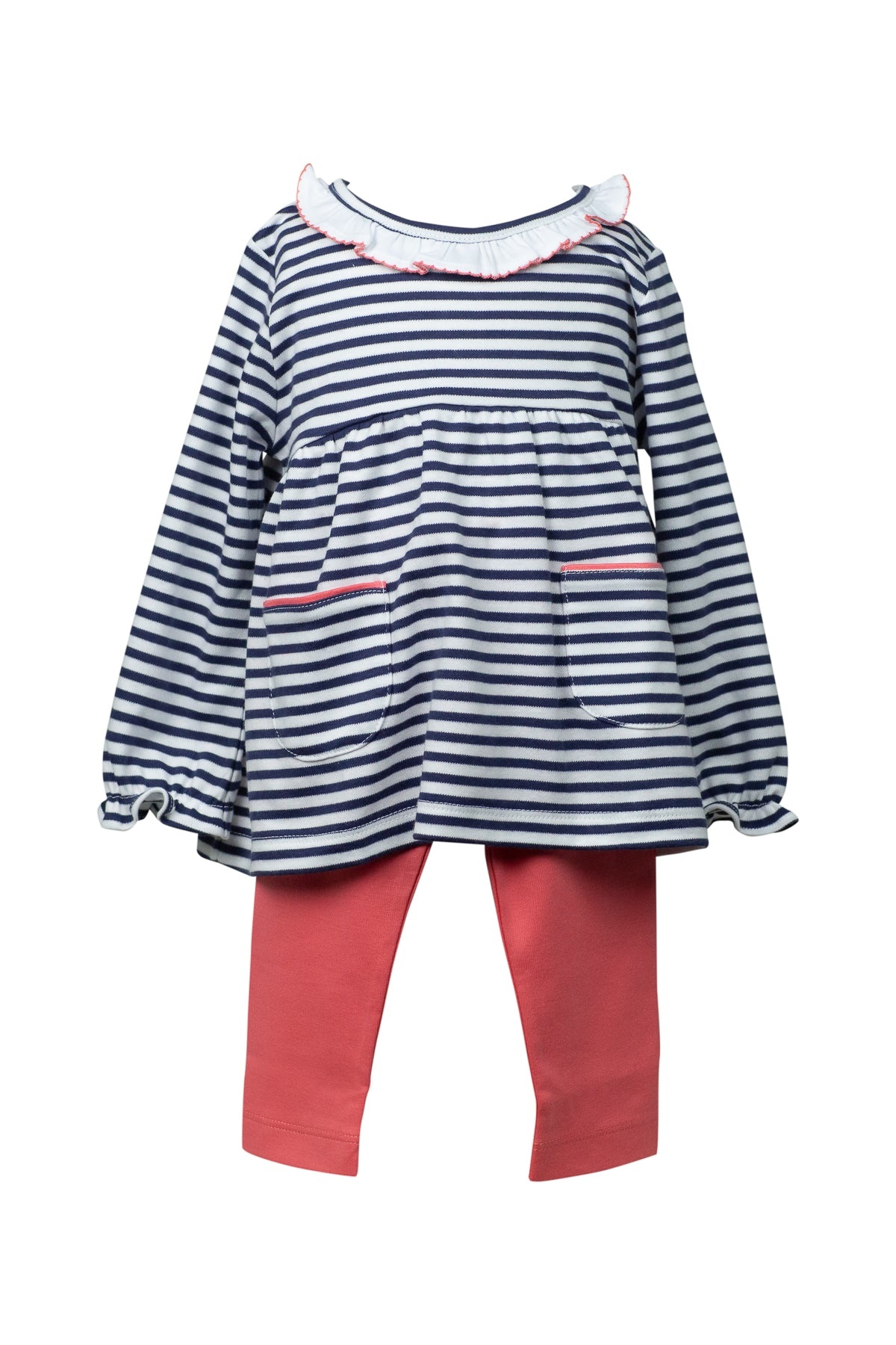 the proper peony Navy Stripes Tunic Top the proper peony Navy Stripes Tunic Top