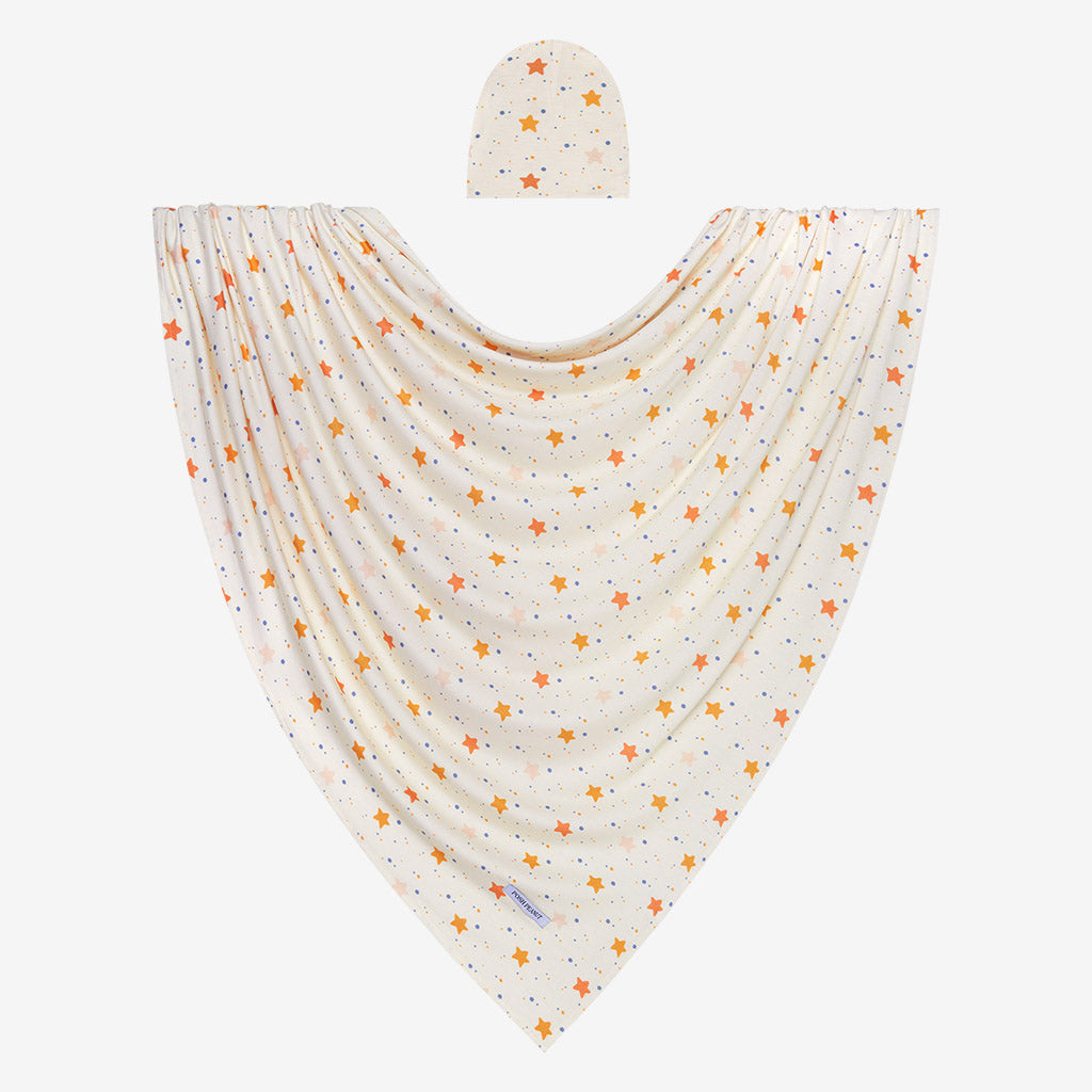 Posh Peanut Jetson Swaddle/Beanie Set