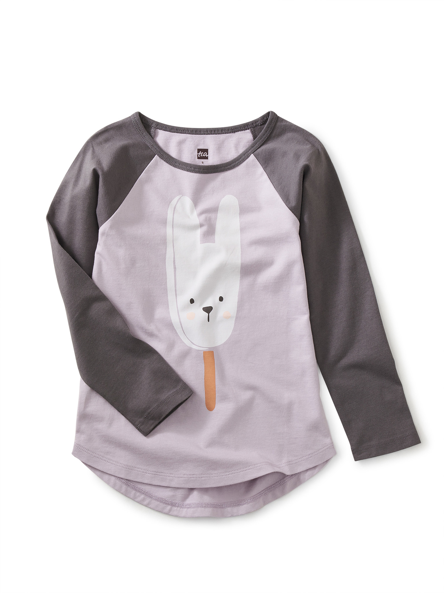 Tea Collection Bunny Pop Raglan Graphic Tee