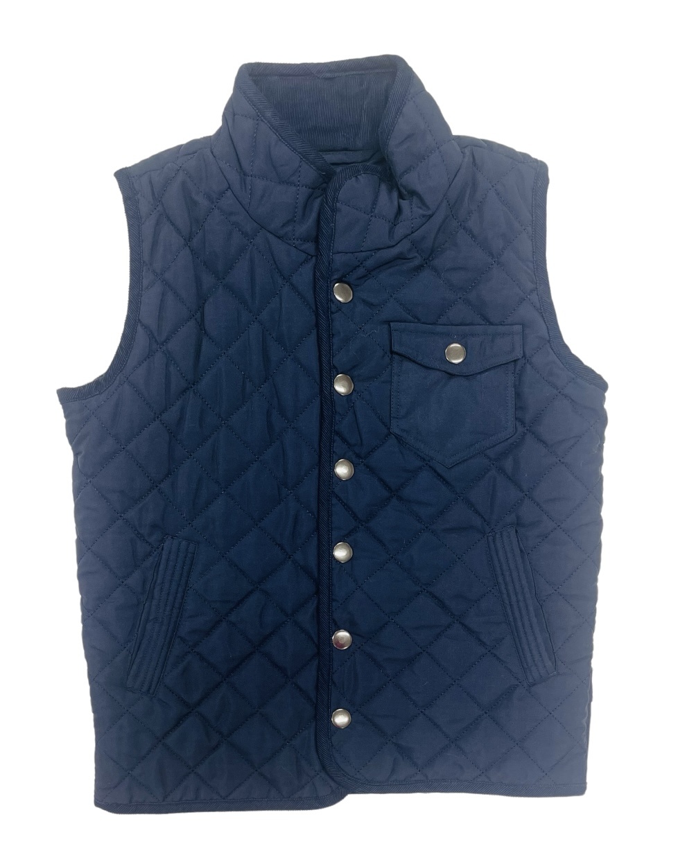 Pedal Navy Quilted Vest