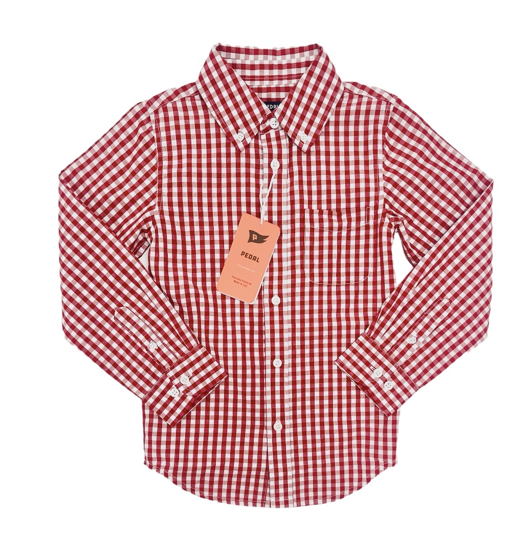 Pedal Red Check Shirt