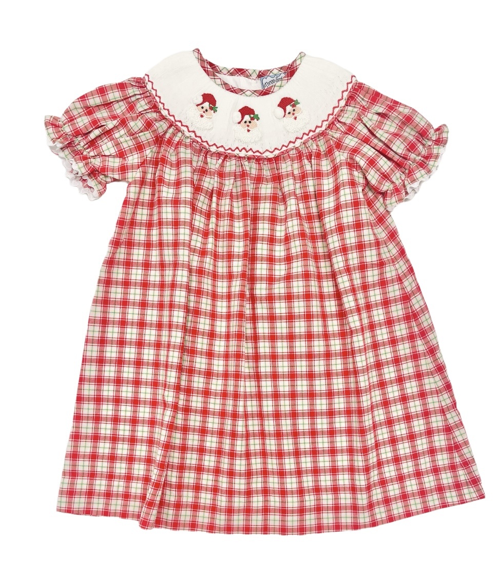 Three Sisters Santa Smocked Bishop