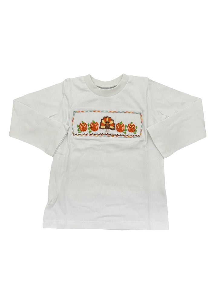 Delaney Smocked Turkey T-Shirt