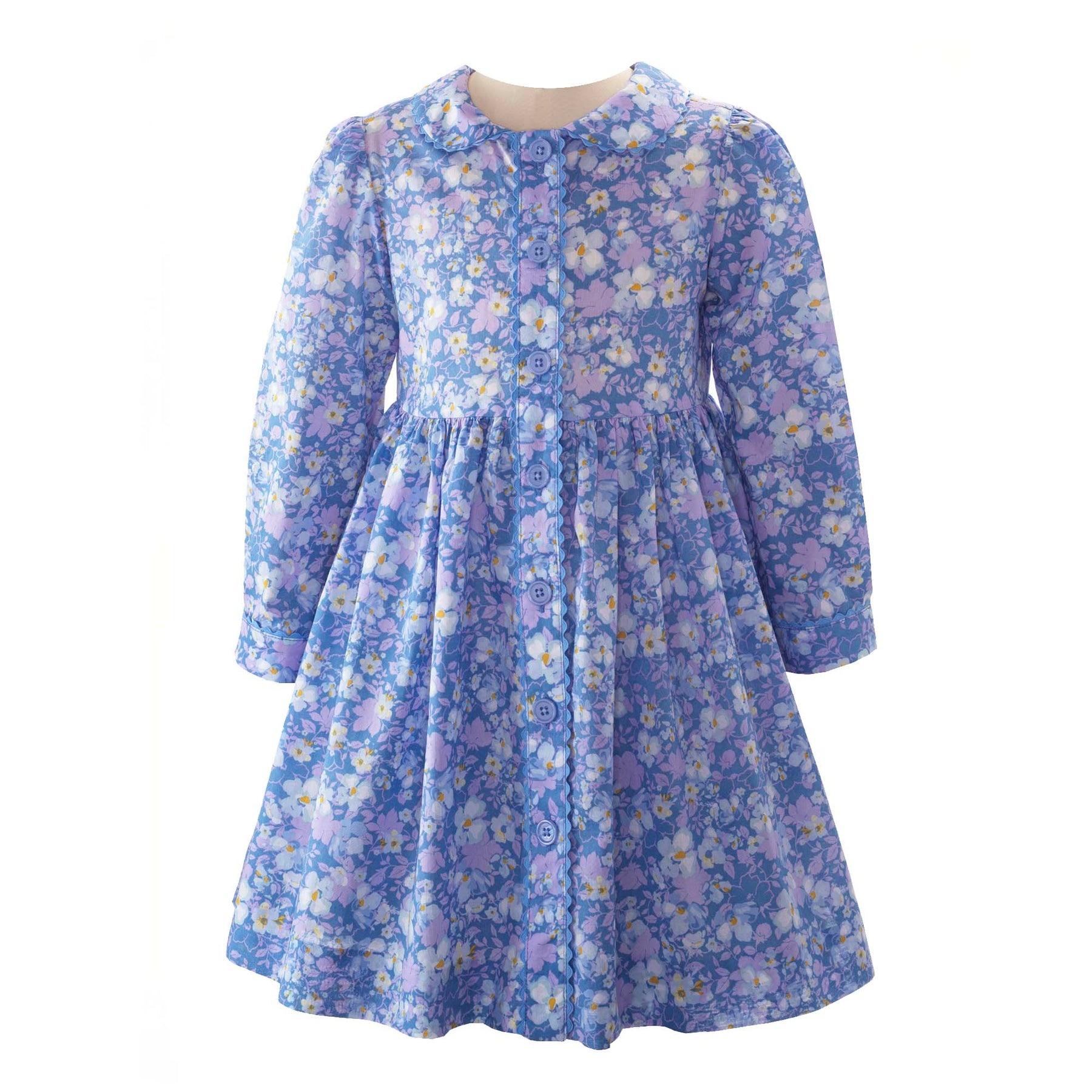 Rachel Riley Enchanted Garden Button Front Dress