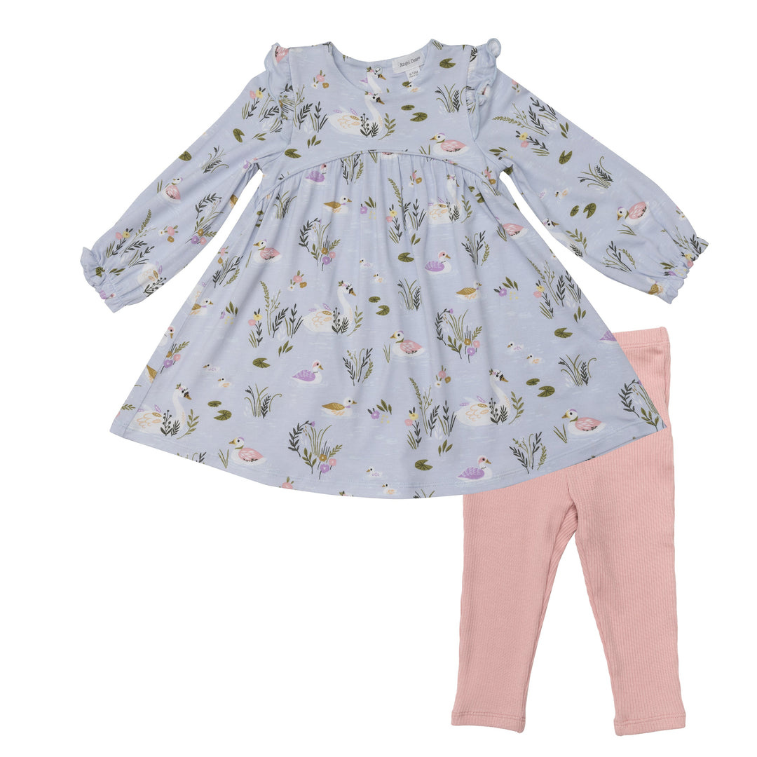 Angel Dear Riverbank Swans Dress Set