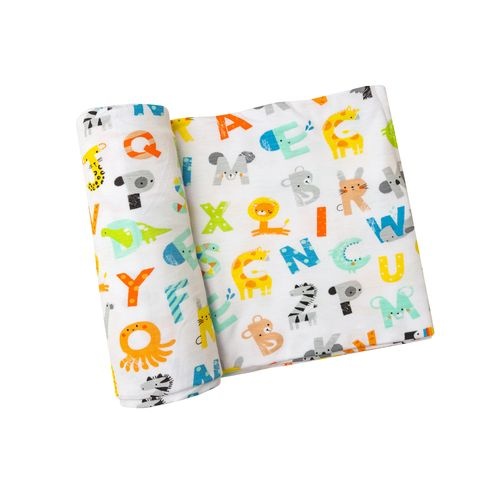 Angel Dear ABC Animals Swaddle Blanket Angel Dear ABC Animals Swaddle Blanket