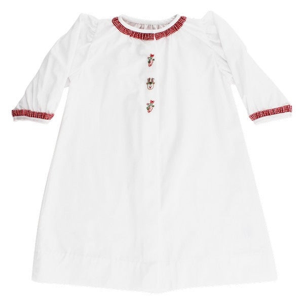 Bailey Boys Reindeer/Stocking Shadow Work Daygown Bailey Boys Reindeer/Stocking Shadow Work Daygown