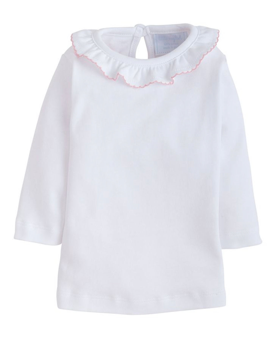 Little English Pink Trim Caroline Knit Blouse
