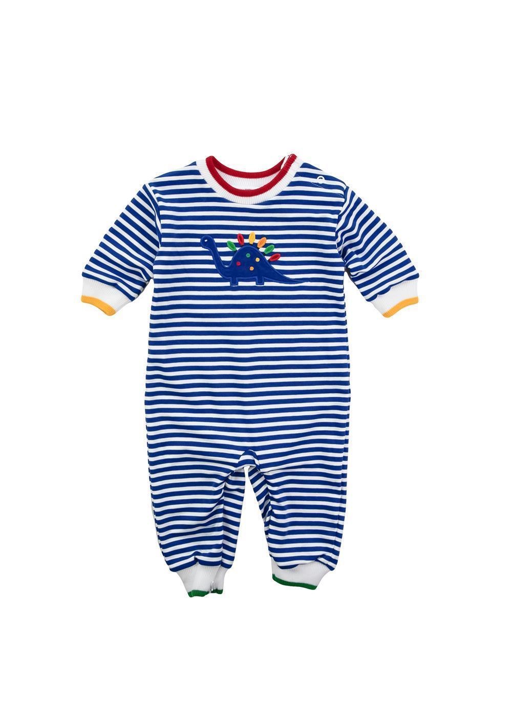 Florence Eiseman Dinosaur Lights Stripe Longall Florence Eiseman Dinosaur Lights Stripe Longall