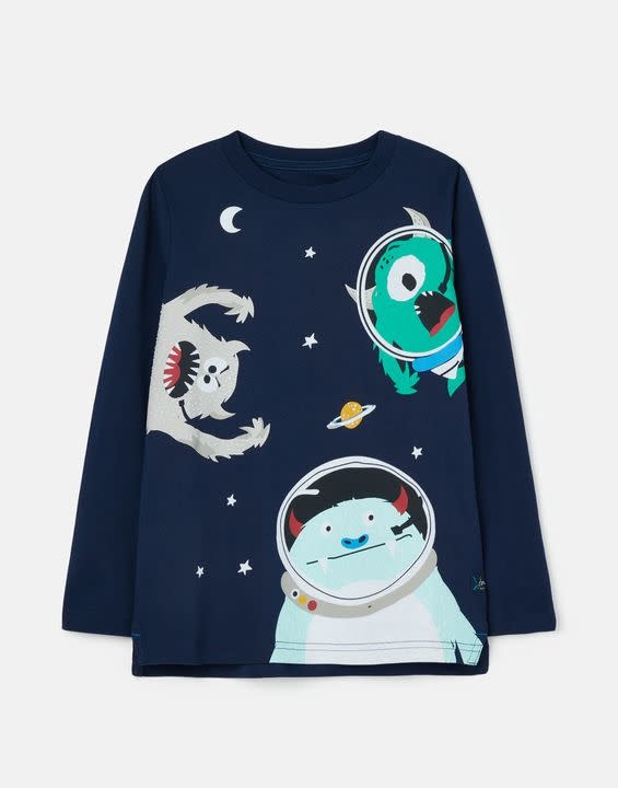 Joules Space Monsters Finlay Tee