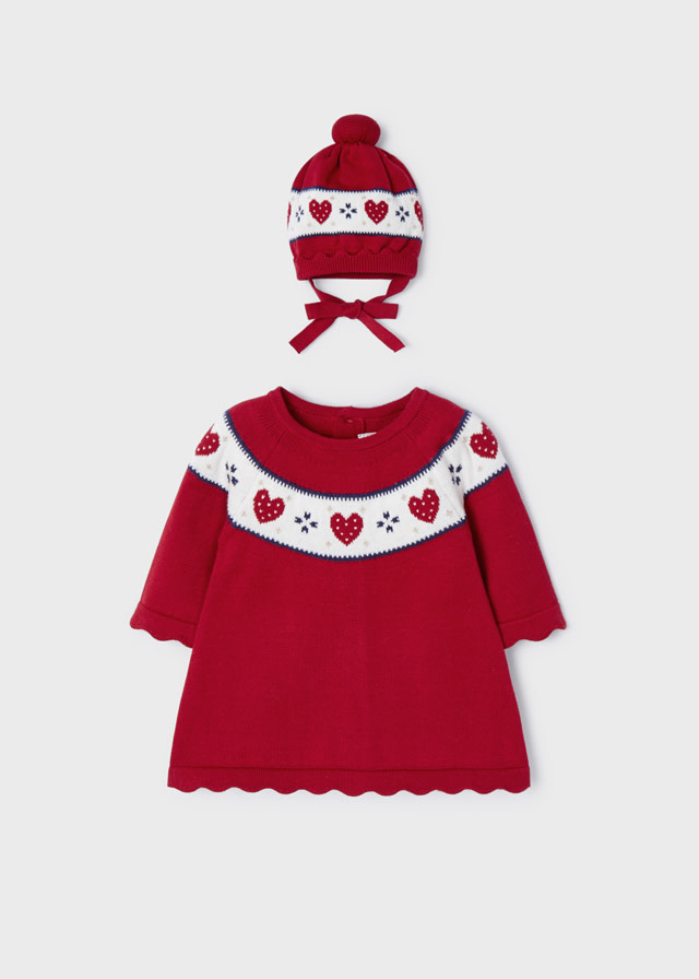 Mayoral Mistletoe Heart Dress Set