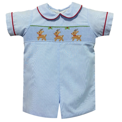 Baby Sen Blue Rudolph Marshall Romper