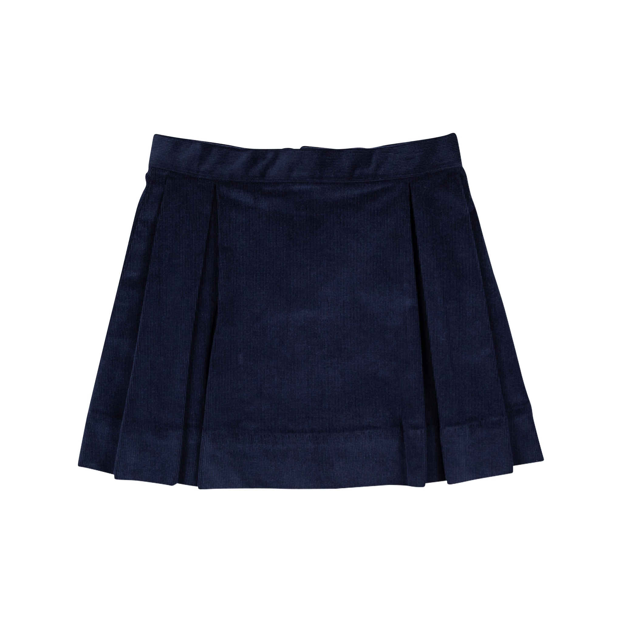 Beaufort Bonnet Navy Parson Pleated Skirt