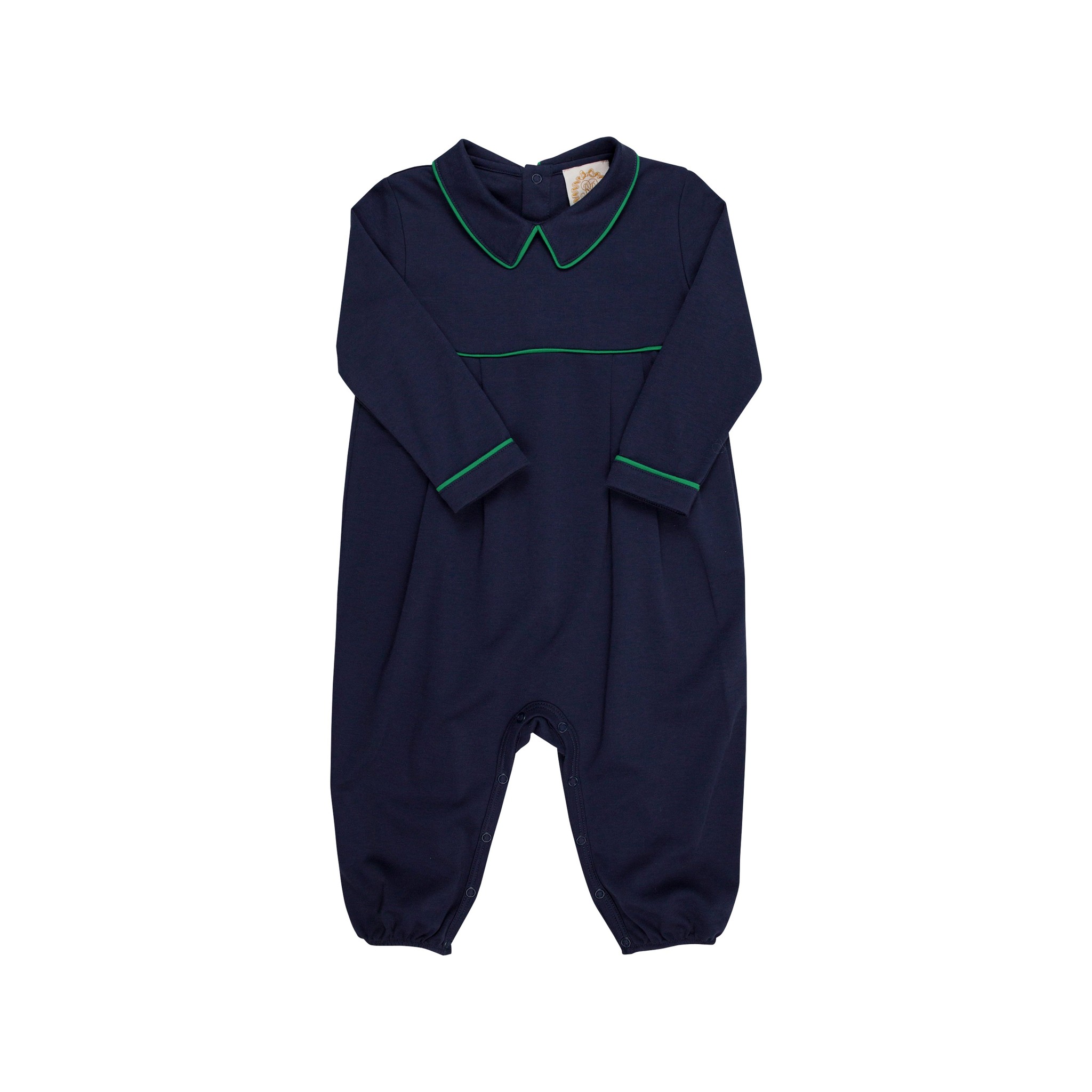Beaufort Bonnet Navy/Green Bradford Romper