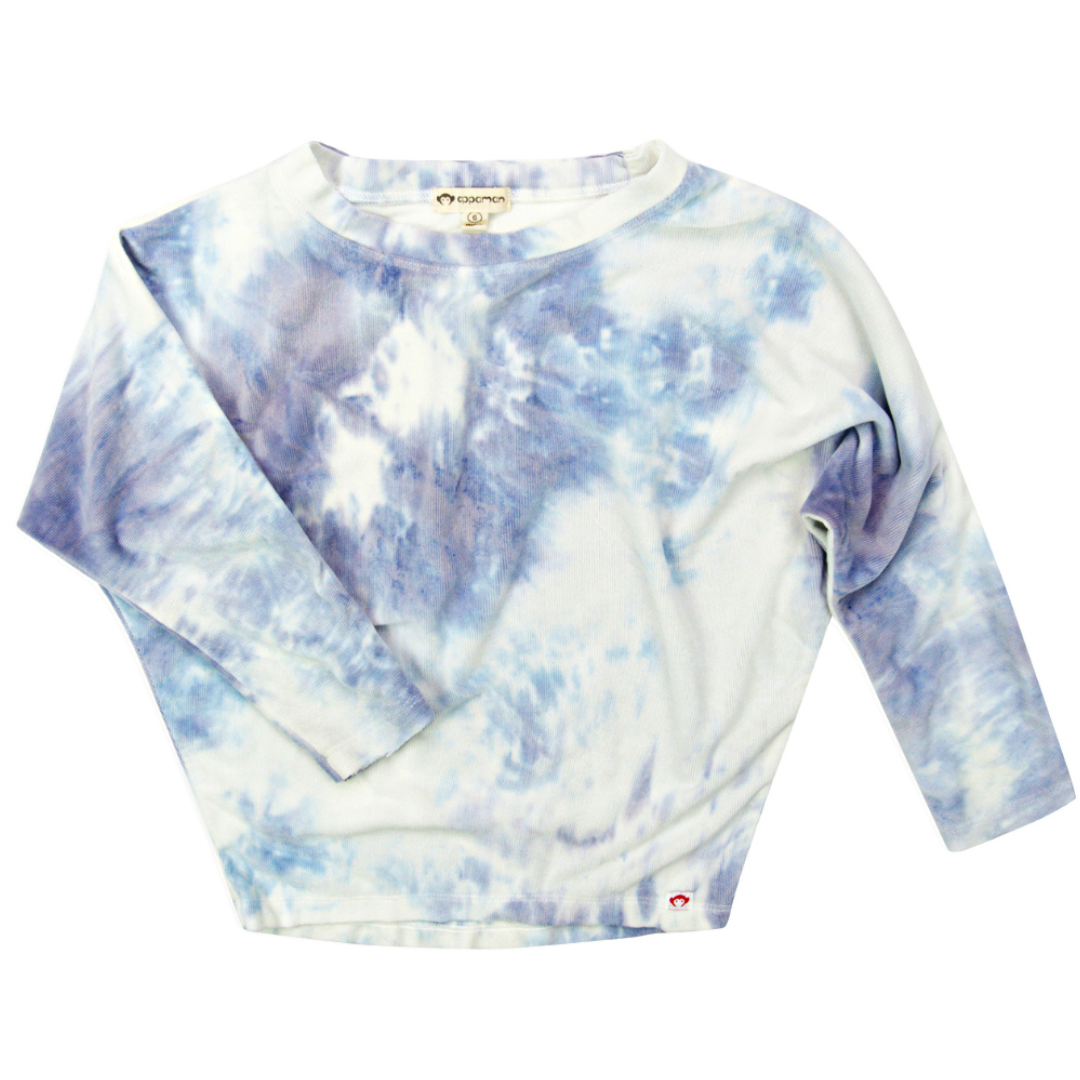 appaman Lavender Velvet Slouchy Sweatshirt