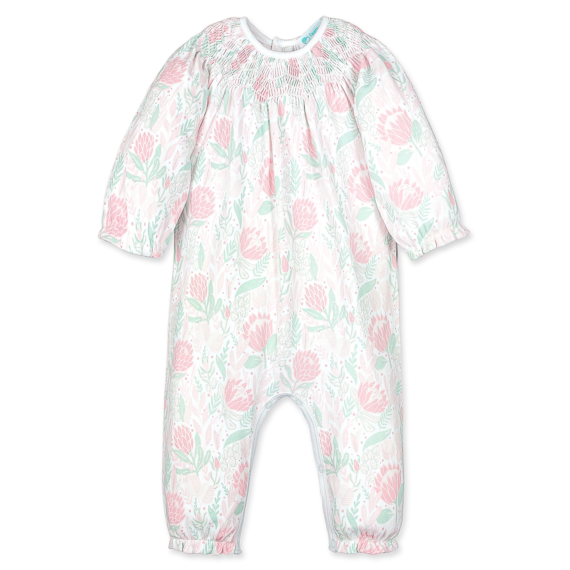 Feather Baby Hand Smocked Layla Romper