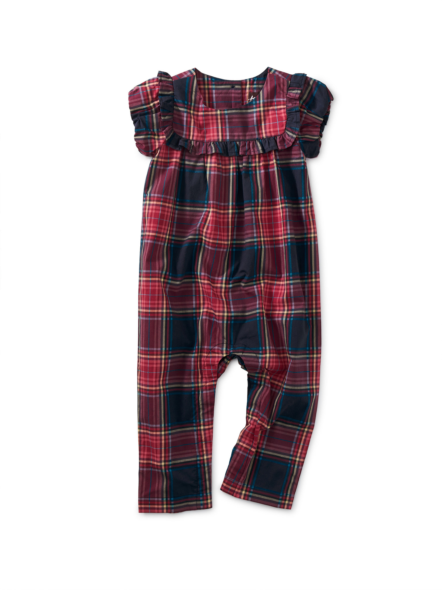 Tea Collection Red Matsuri Plaid Romper Tea Collection Red Matsuri Plaid Romper