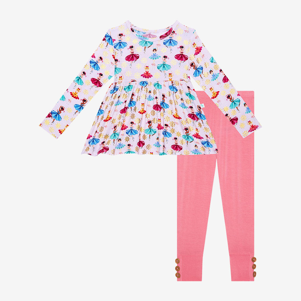 Posh Peanut Adalyn Peplum Legging Set