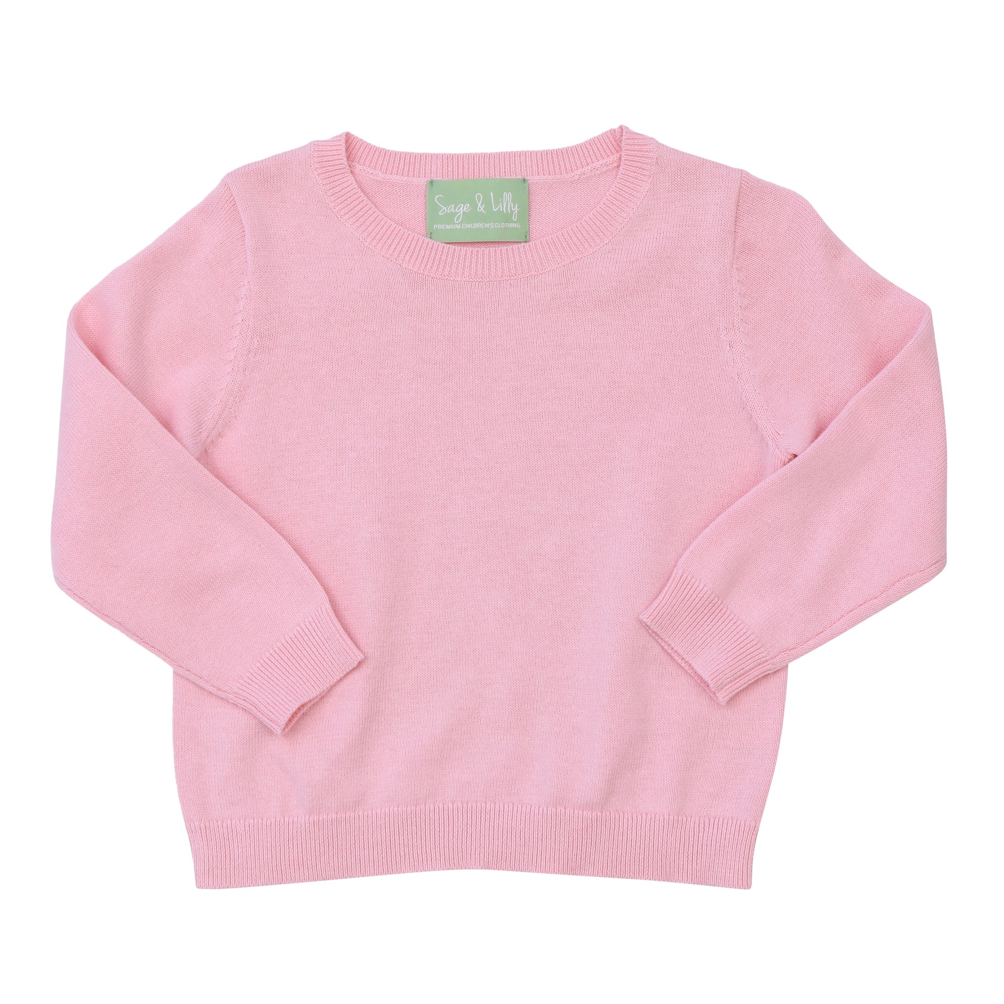 Sage and Lilly Light Pink Cotton Sweater