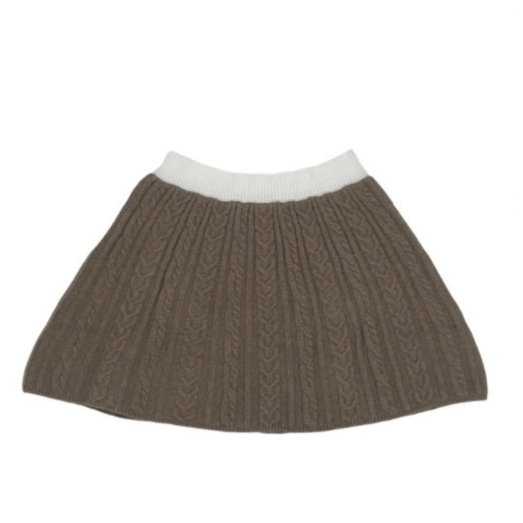 Design History Tan Leaf Skirt