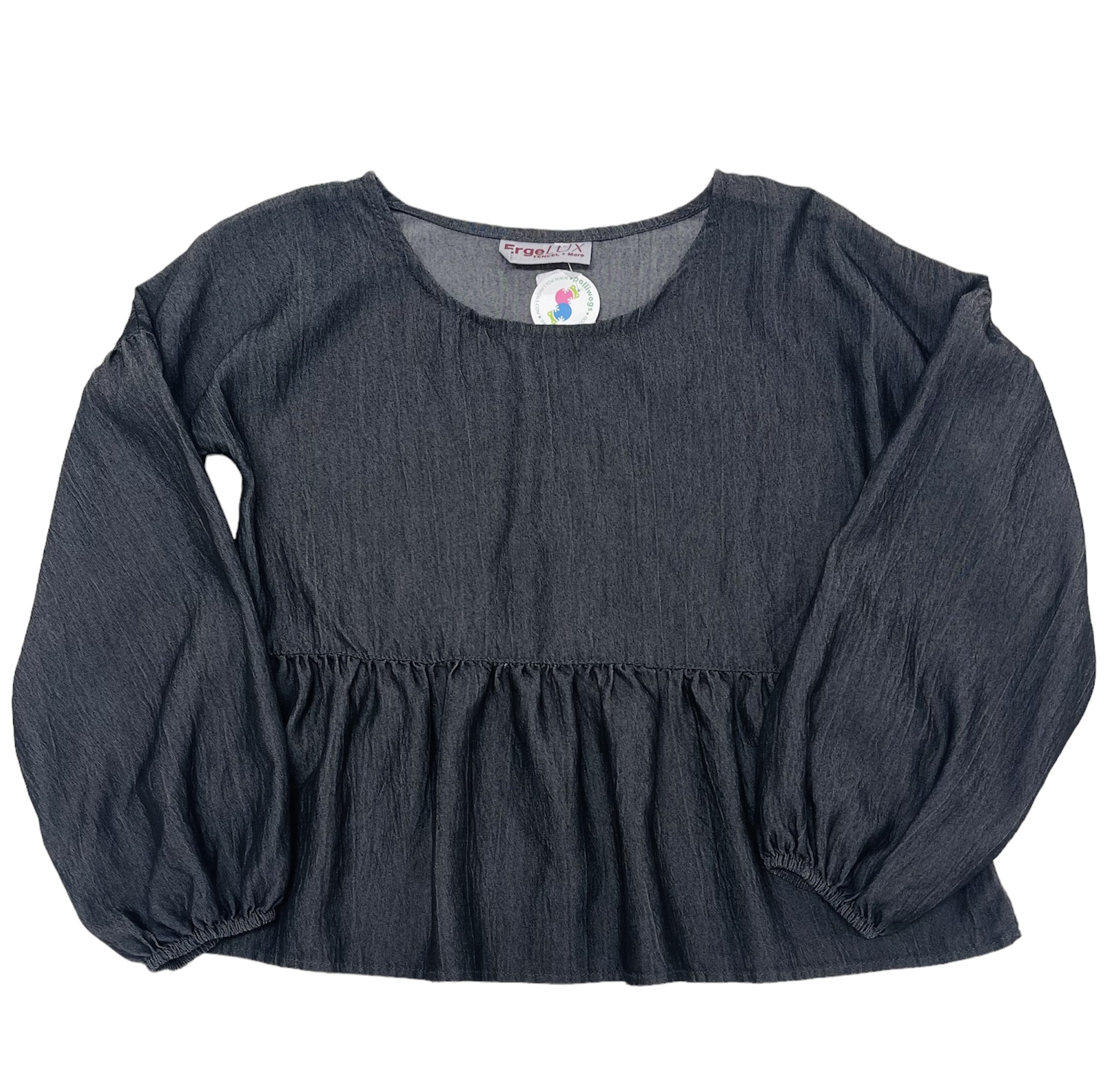 Erge Designs Noir Textured Top