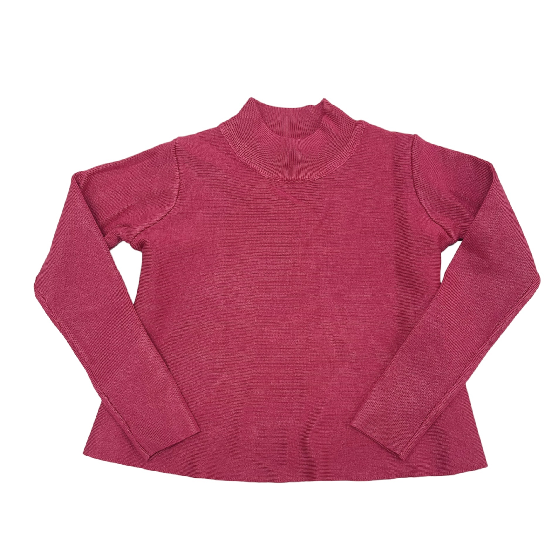 Compania Fantastica Pink Flared Fine Knit Sweater