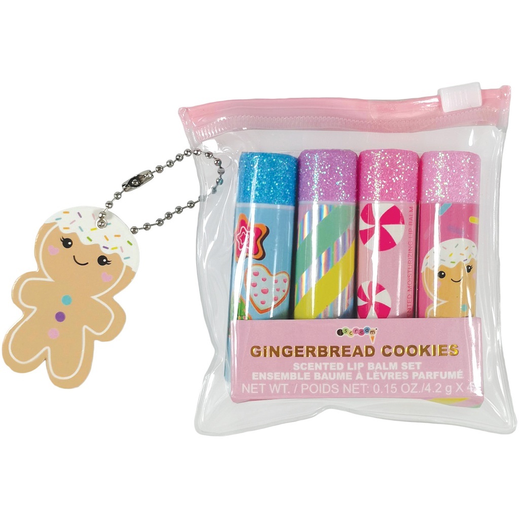 Iscream Gingerbread Cookies Lip Balm Set Iscream Gingerbread Cookies Lip Balm Set